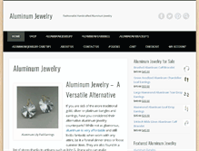 Tablet Screenshot of aluminum-jewelry.com